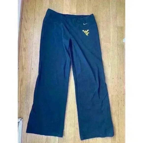 Womens Nike West Virginia boot cut lounge work out pants large - Picture 1 of 1